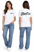 Bert Co. Women's White T-Shirt Mockup